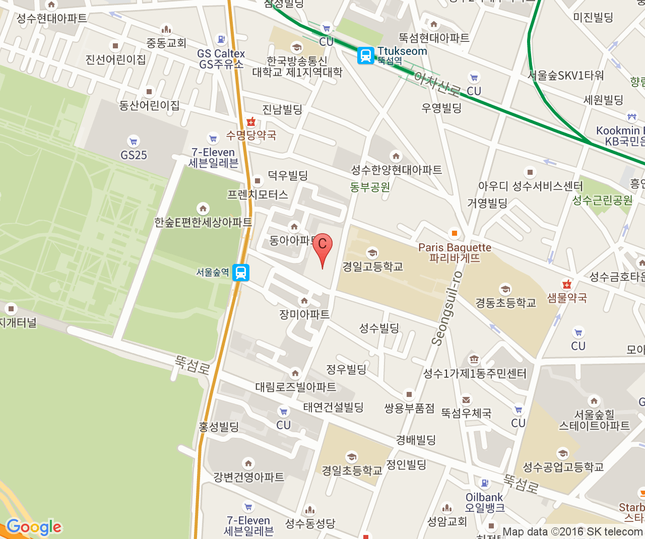 Company location map of GPT Corporation
