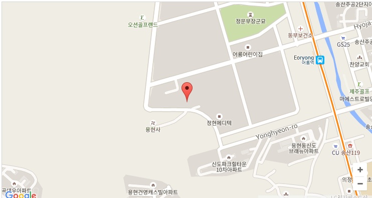 Company location map of G-Tech International Co., Ltd.