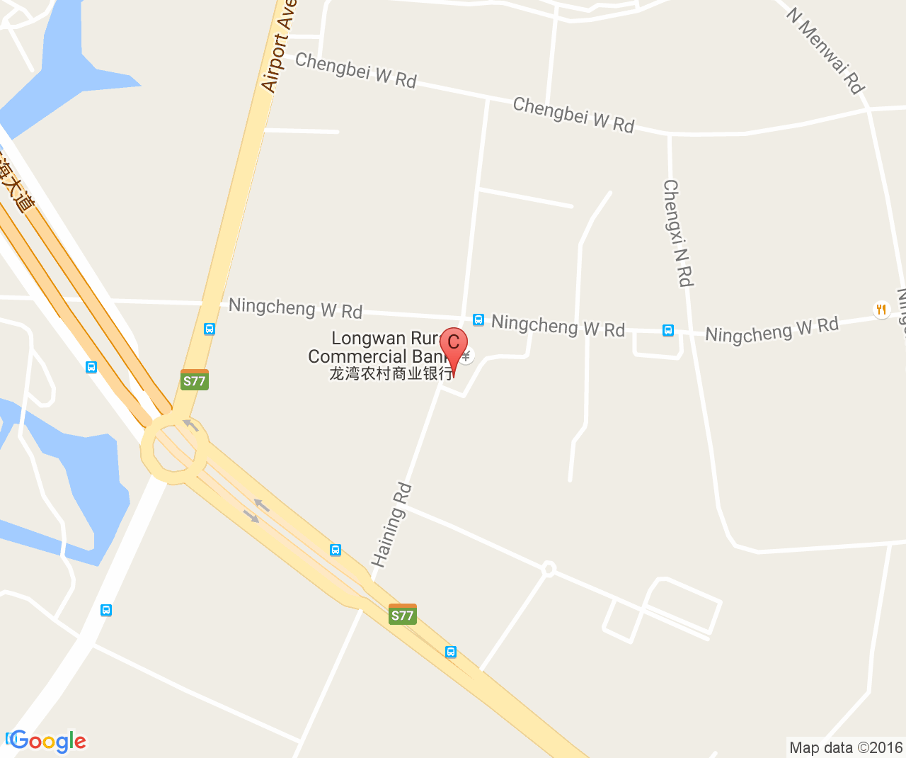 Company location map of Wenzhou Itrust Leather Products.