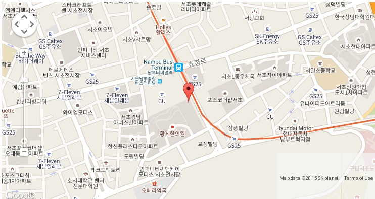 Company location map of LCC Co., Ltd.