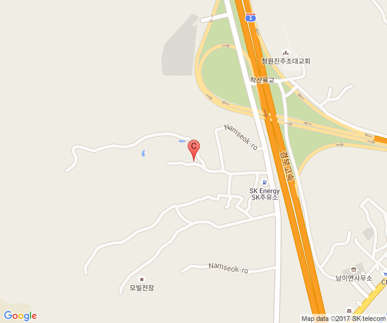 Company location map of Dacell Co., Ltd.
