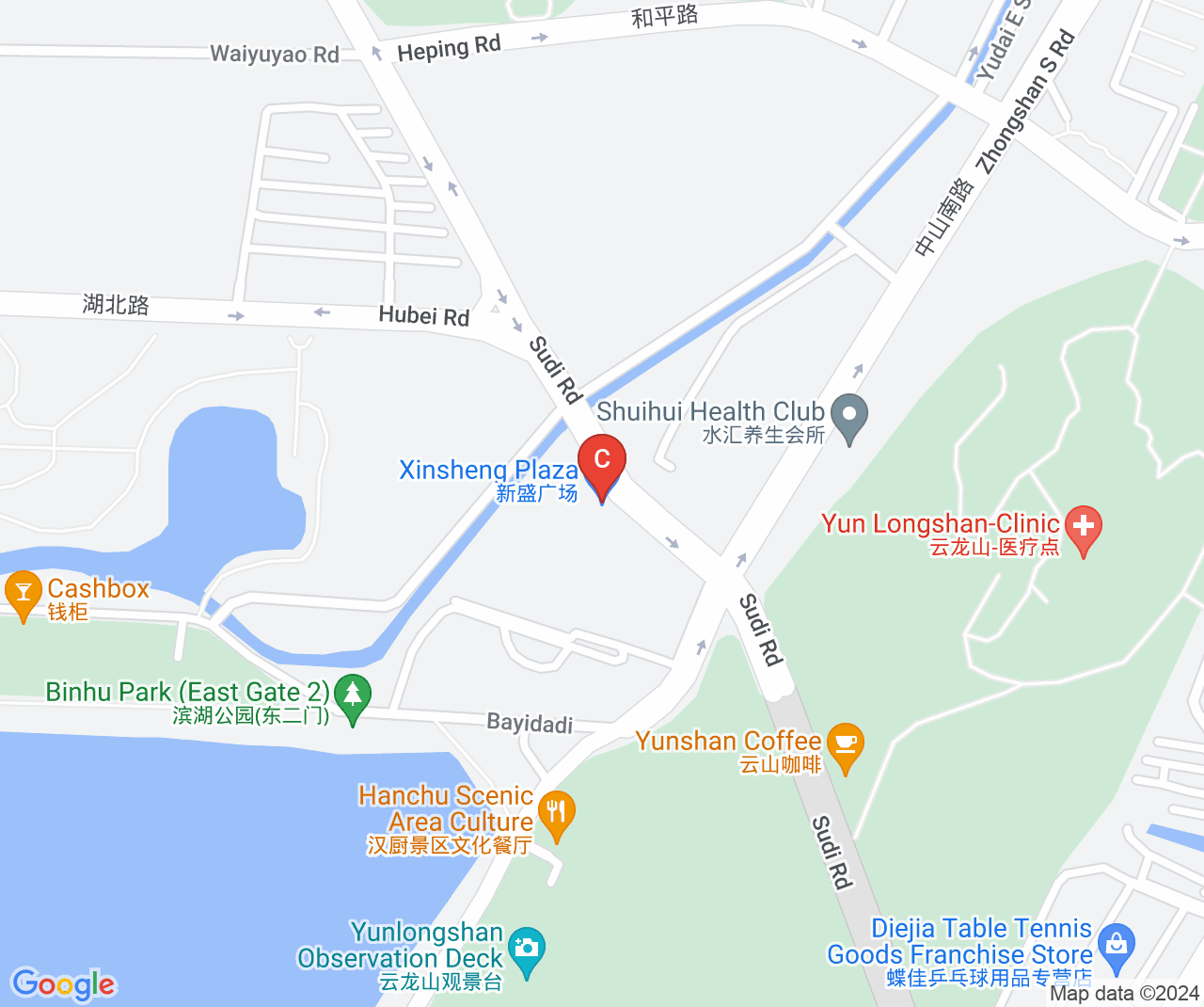 Company location map of One World Cable Materials Co., Ltd.