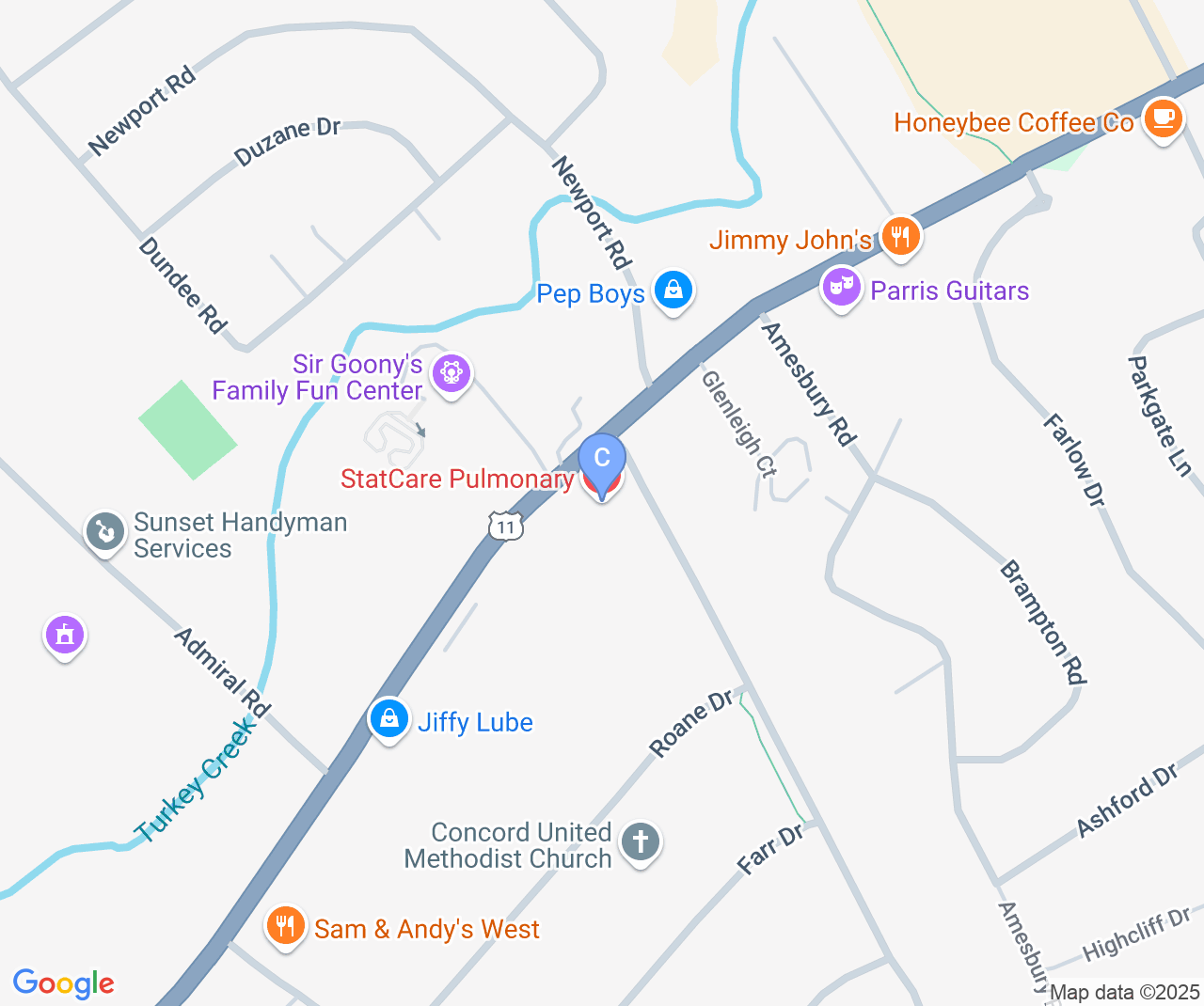 Company location map of Mind Body Optimization