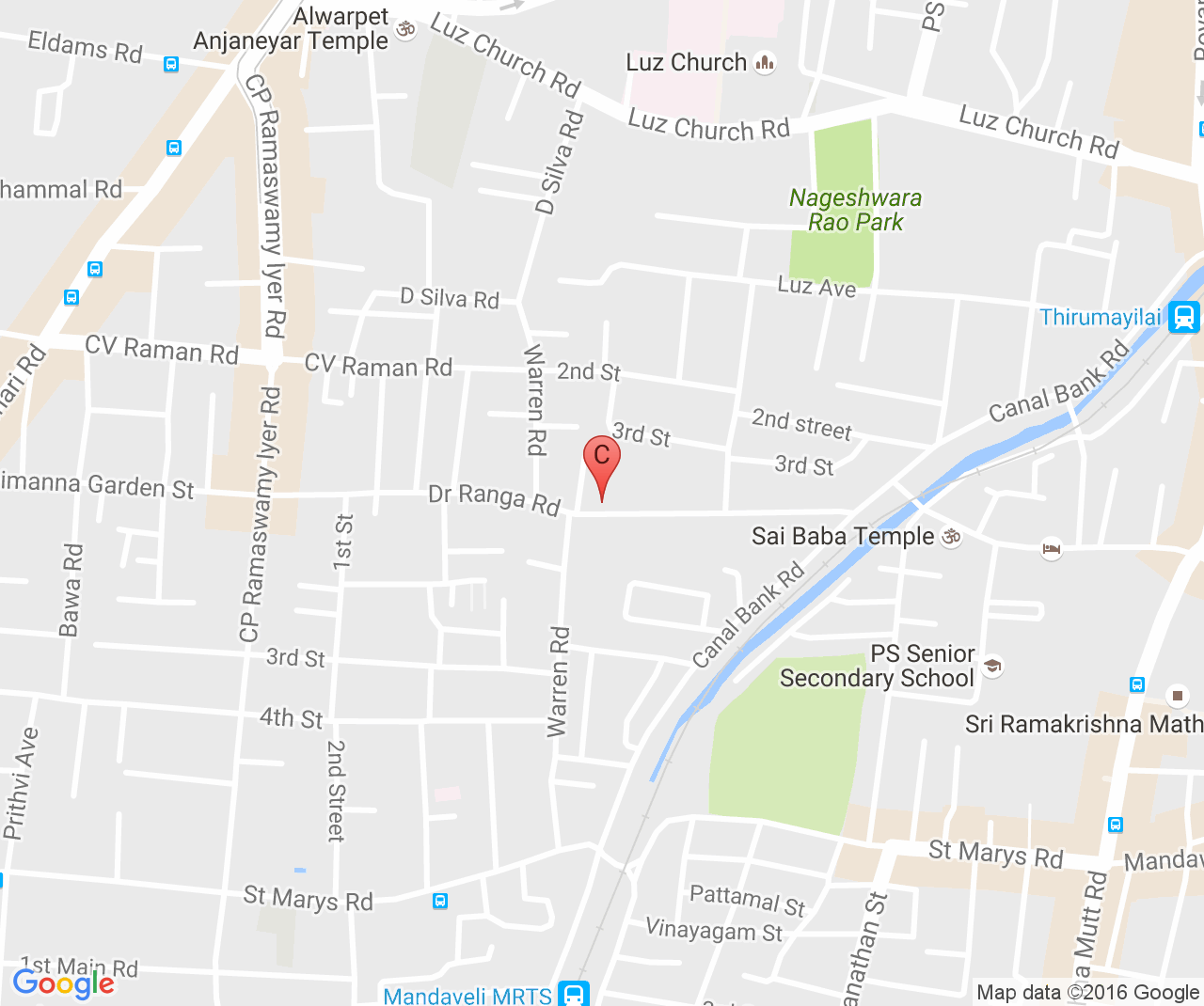 Company location map of Mindscreen Film Institute