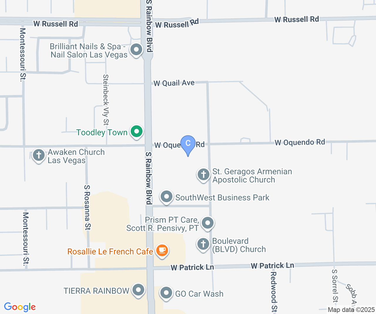 Company location map of Off Grid Stores