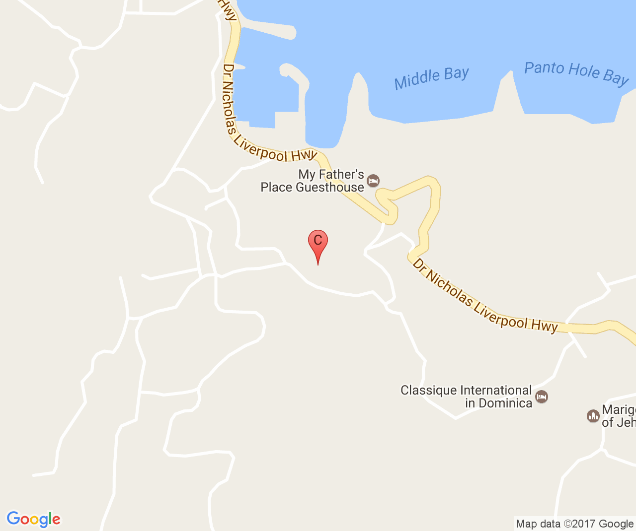 Company location map of Keilah Ltd