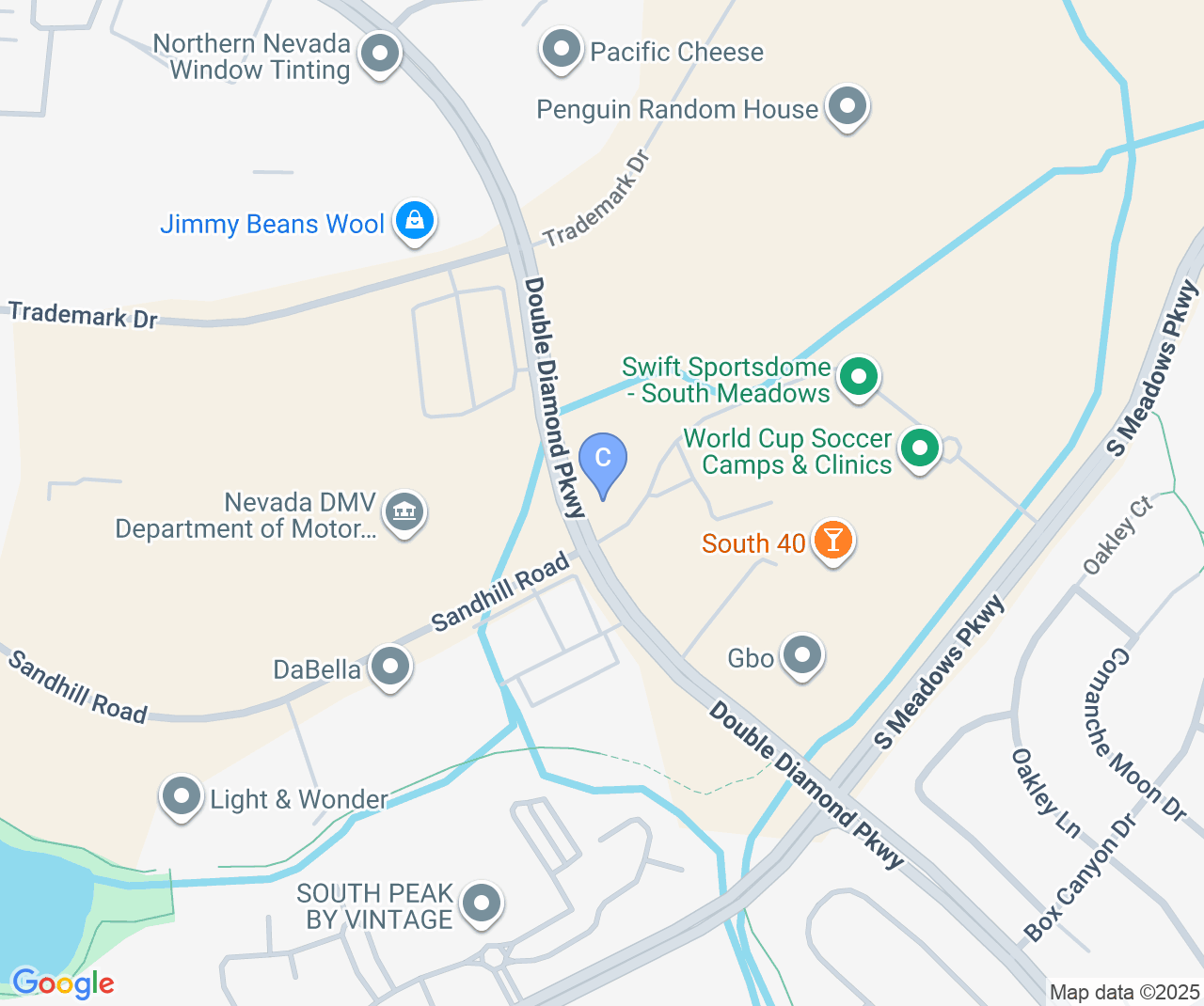 Company location map of Outsource Reps