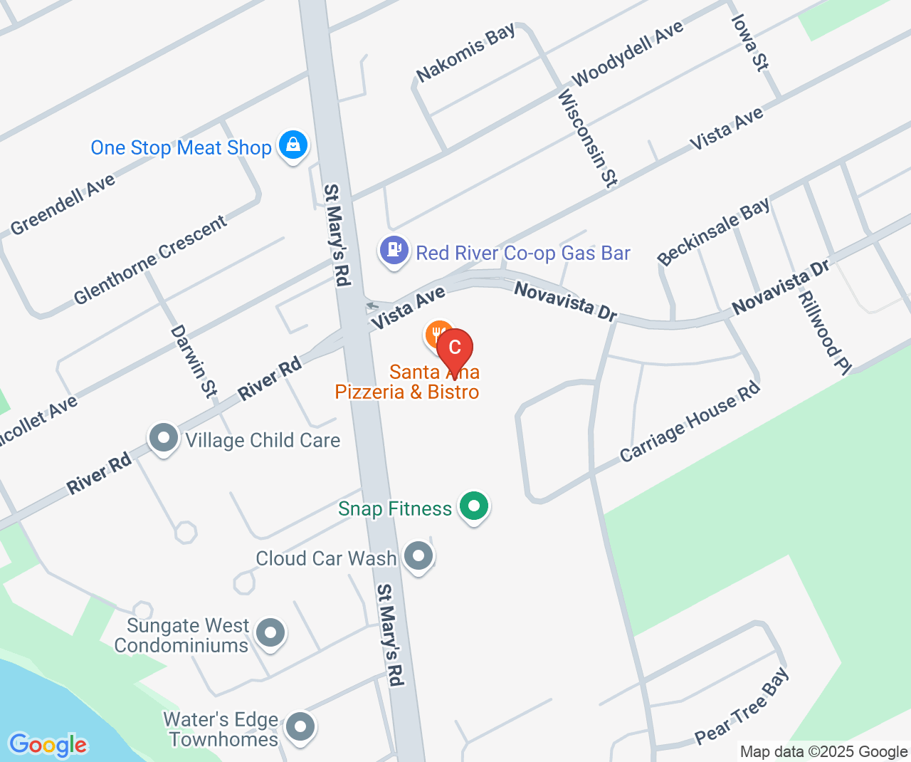 Company location map of Path 2 Wellness - Health Supplement Store Winnipeg