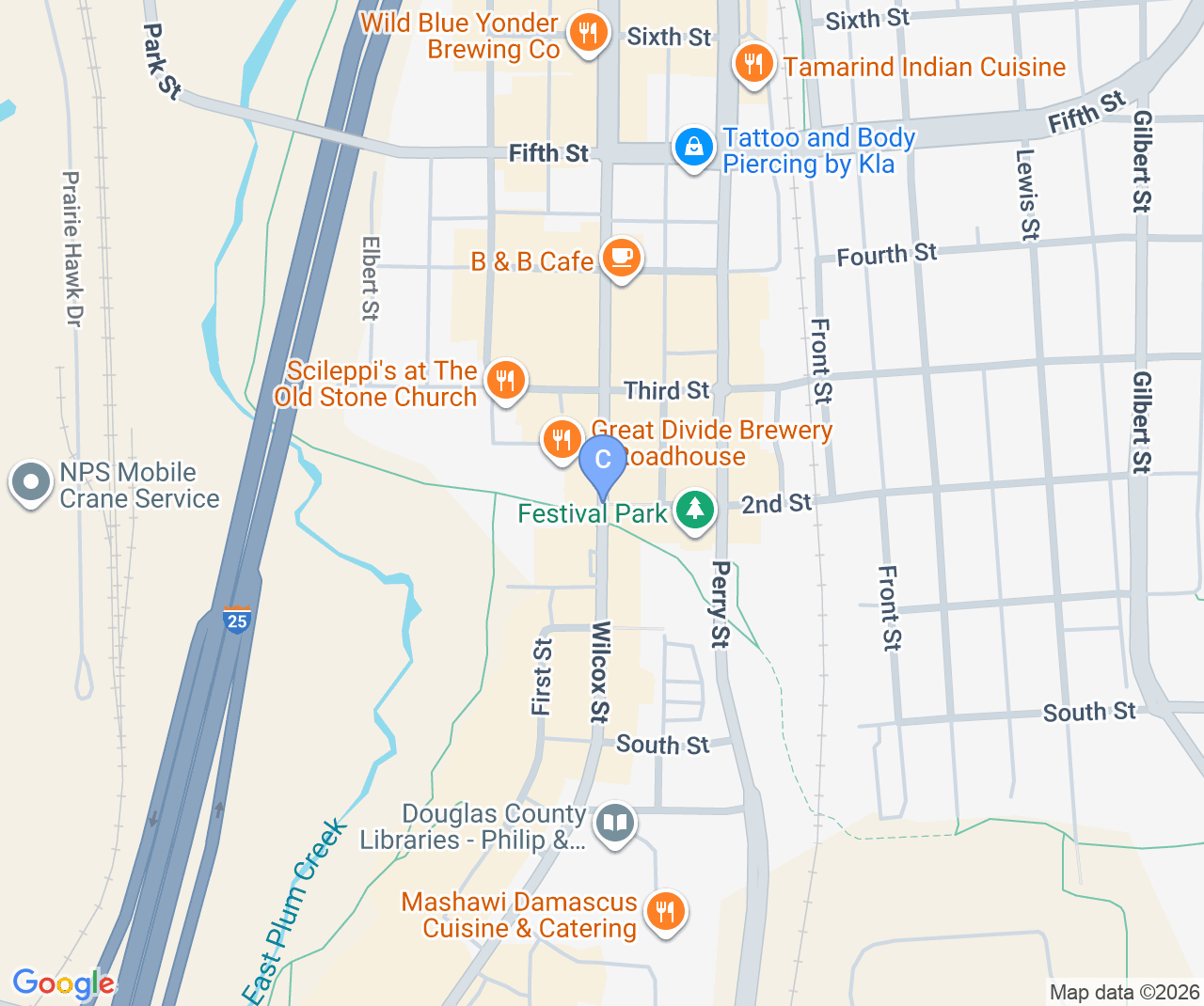 Company location map of PhatUp