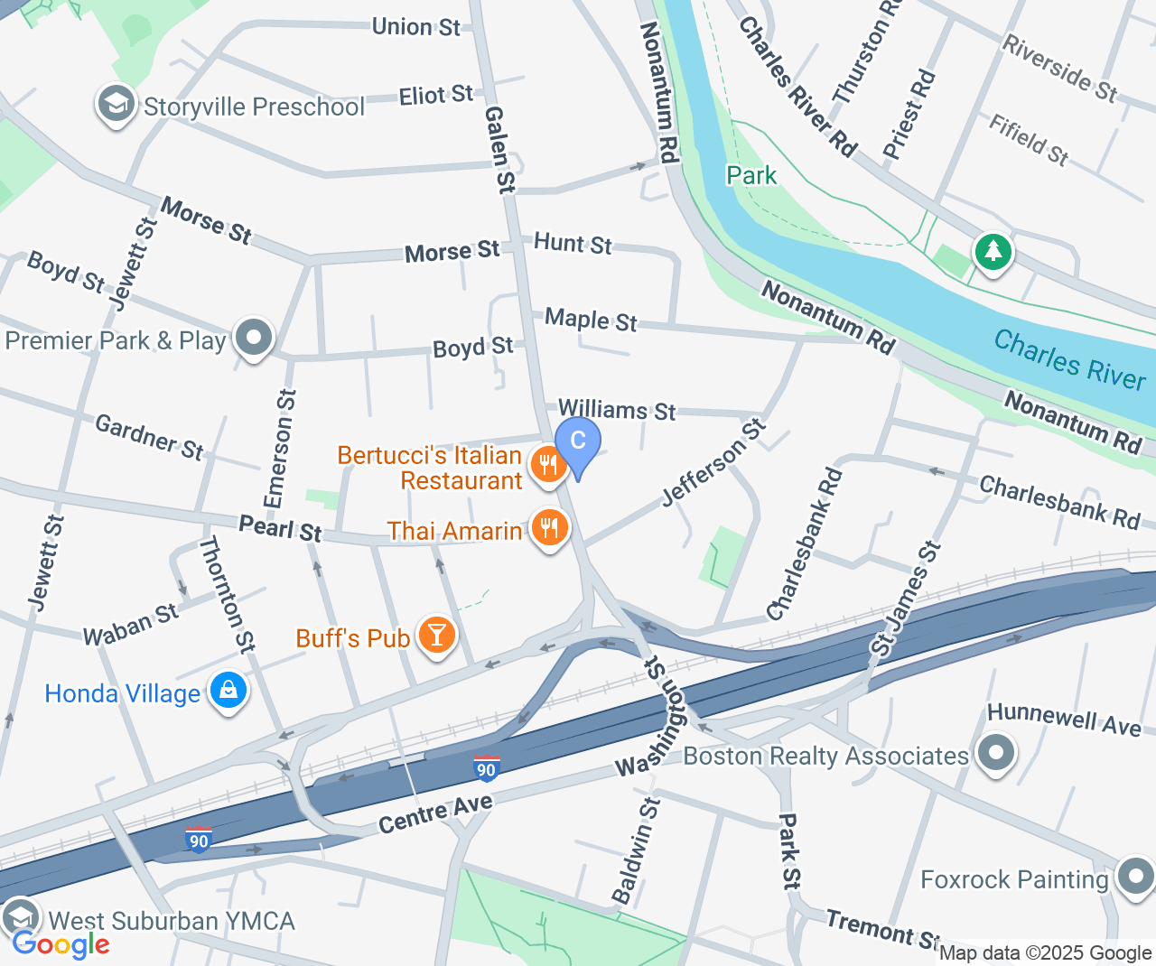 Company location map of Profitable Properties Boston