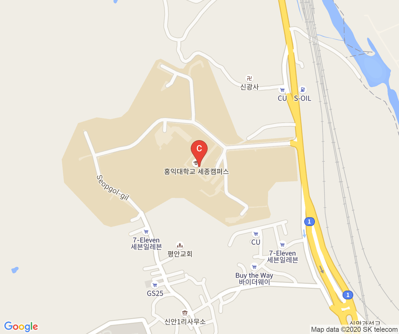 Company location map of Pushpull System Co., Ltd.
