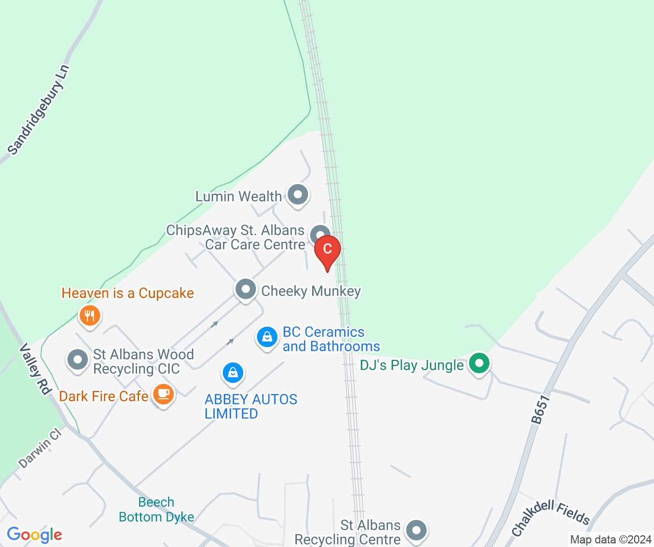 Company location map of QuickGrip