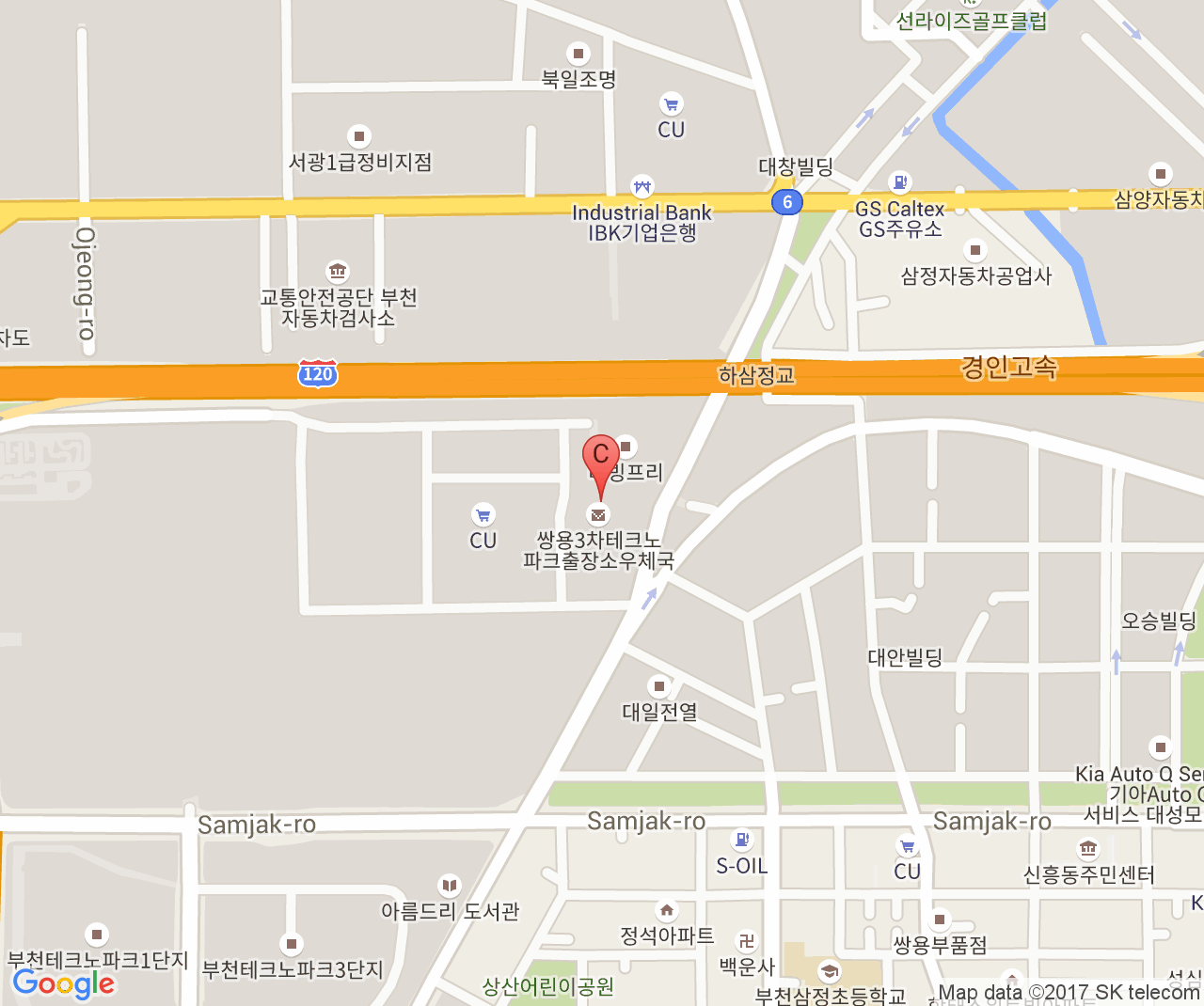 Company location map of Rainbow Electronics Co.,Ltd.
