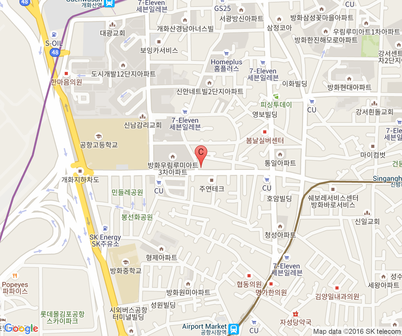 Company location map of Rexo Engineering Inc.