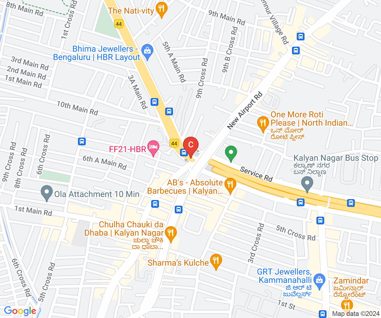 Company location map of RIA Data Analytics MIS Advanced Excel VBA Data Analytics Tableau Training Marathahalli 