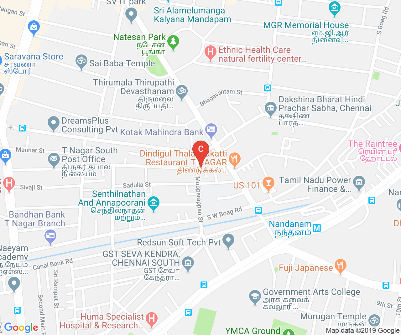 Company location map of Risha International
