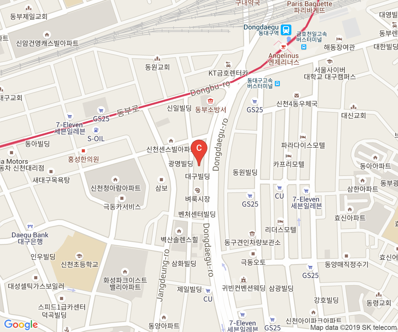 Company location map of ROMPACK Co,Ltd.