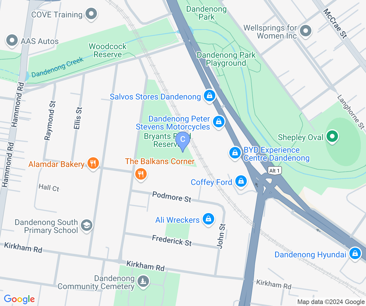 Company location map of Windows