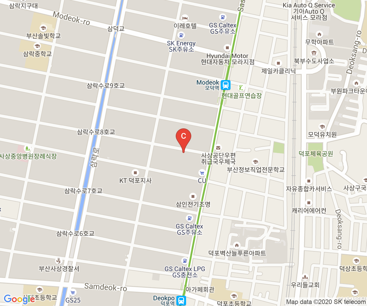 Company location map of Sewon Medix Inc.
