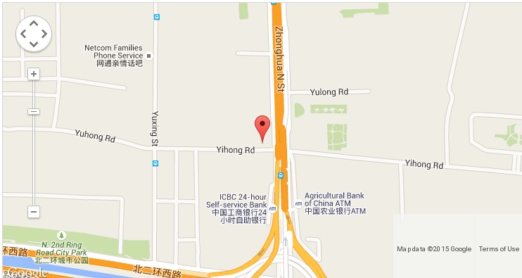 Company location map of Shijiazhuang Chensen Trading Co., Ltd.