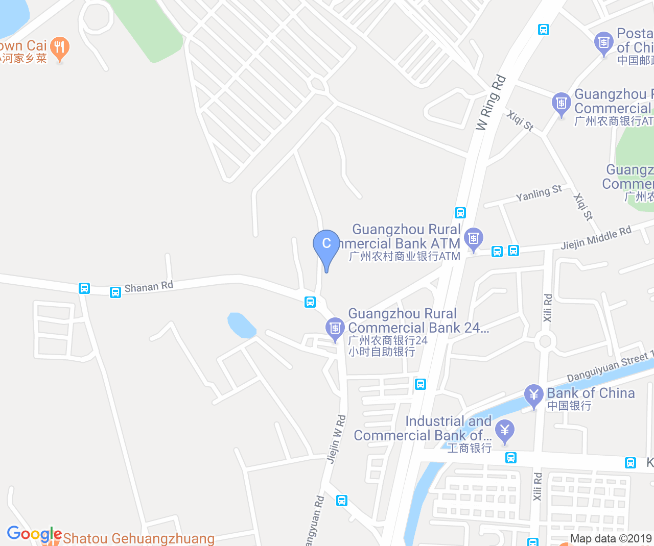 Company location map of Guangzhou Splus Technology Co.,Ltd.