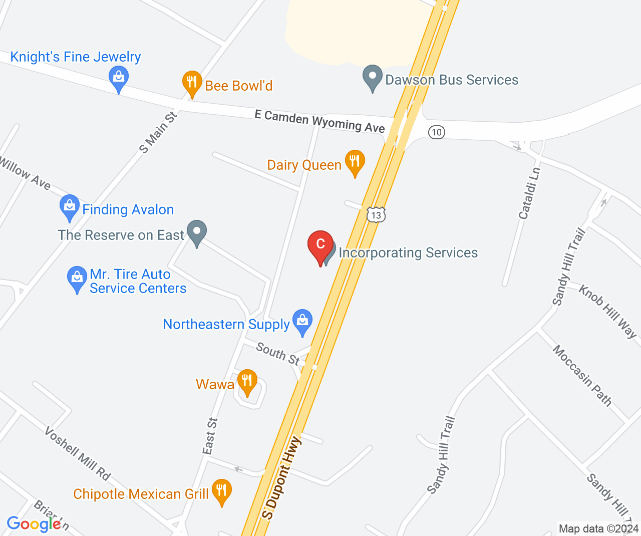 Company location map of Spoclearn Inc