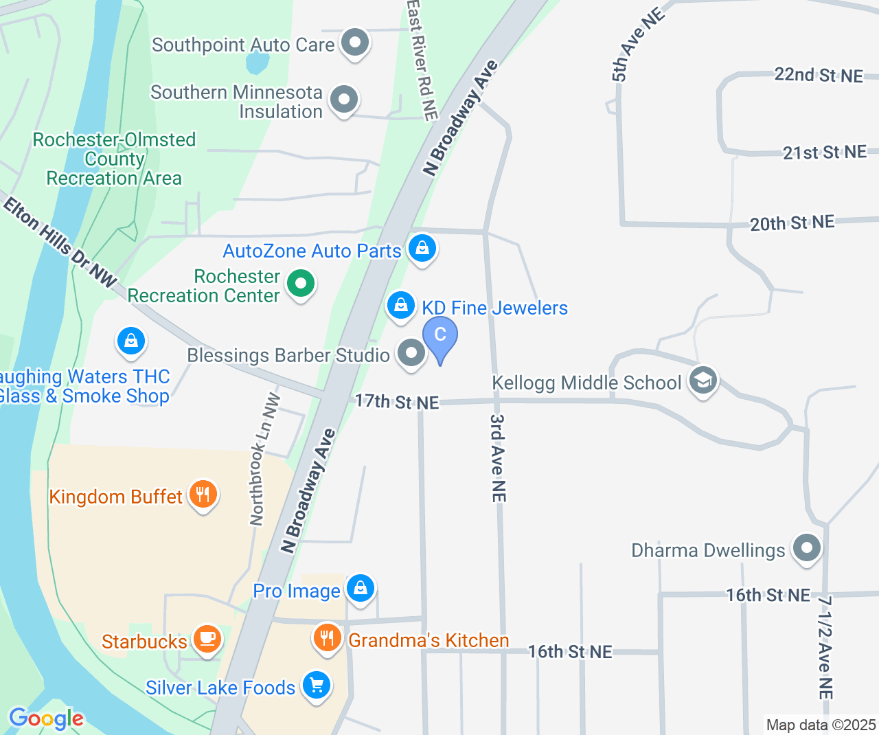 Company location map of Sunset Mobility Inc.