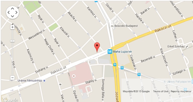 Company location map of Sysy International Hungary Ltd