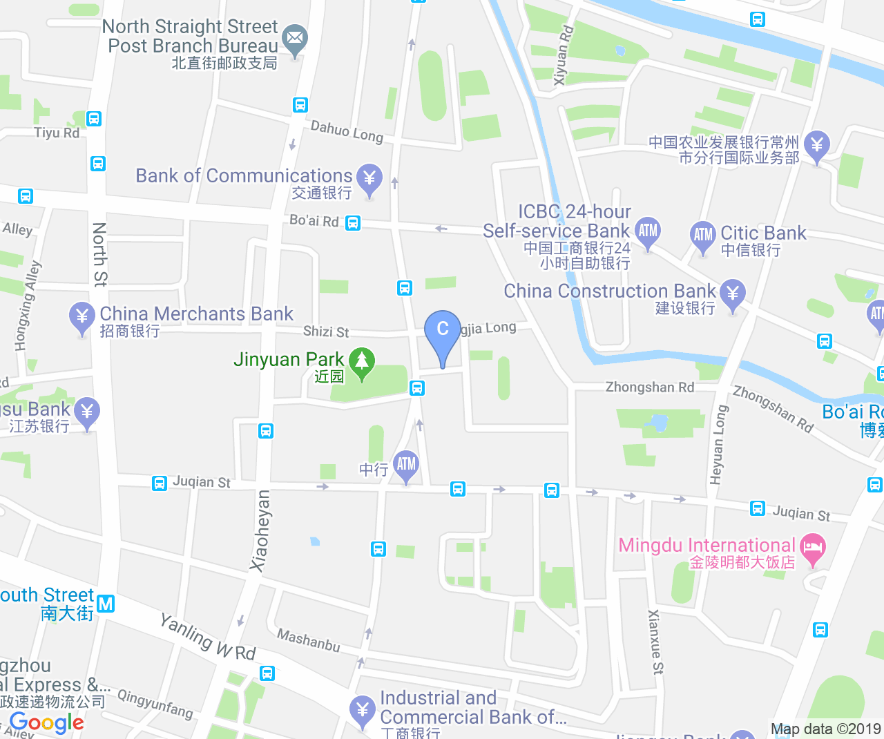 Company location map of Jiangsu Uchoice Import & Export Co.,Ltd.