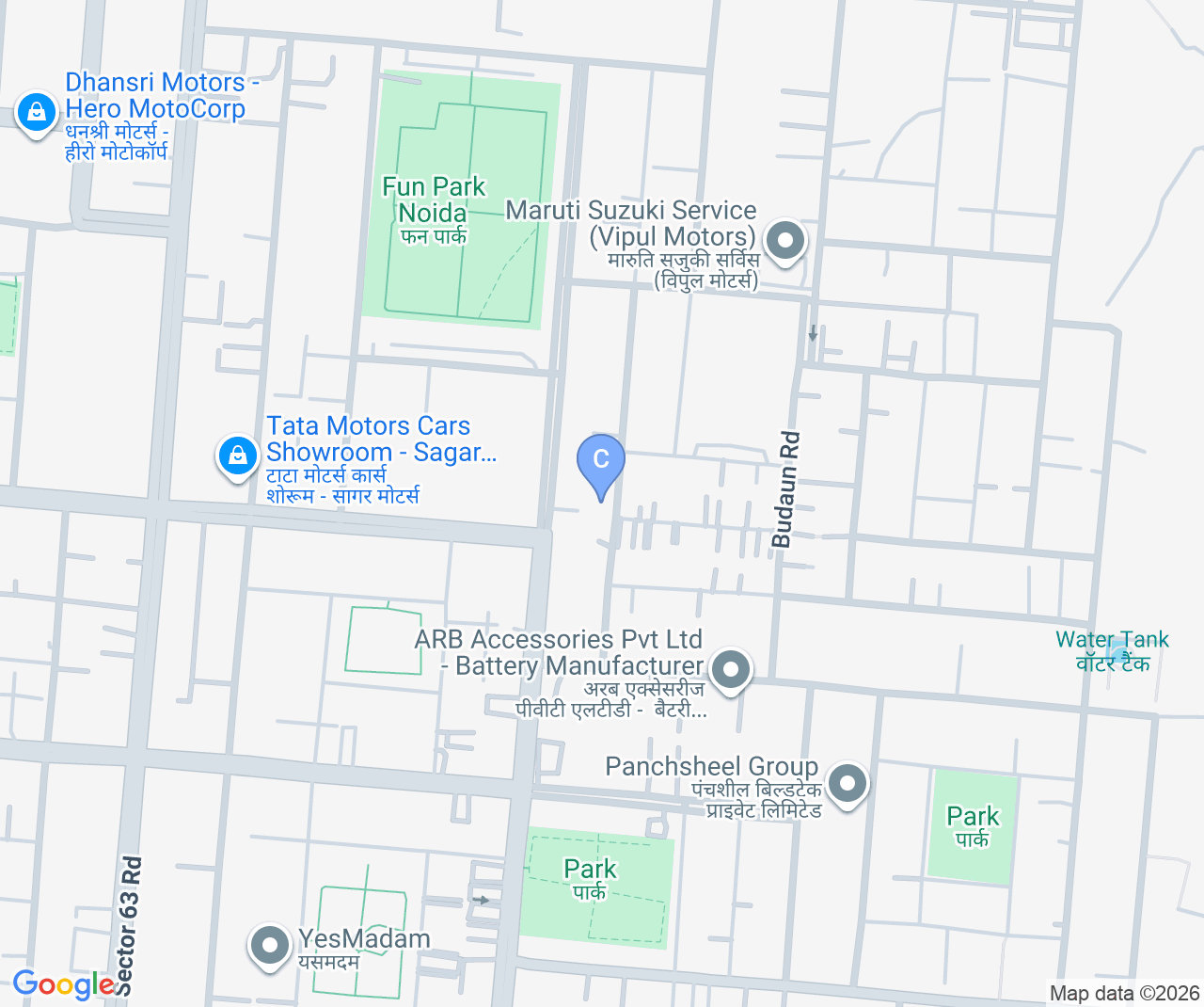 Company location map of CodeAegis Pvt Ltd