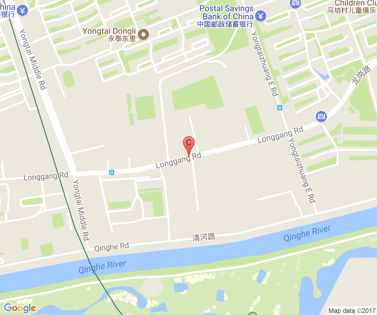 Company location map of Beijing Thunk3D Technology Co Ltd