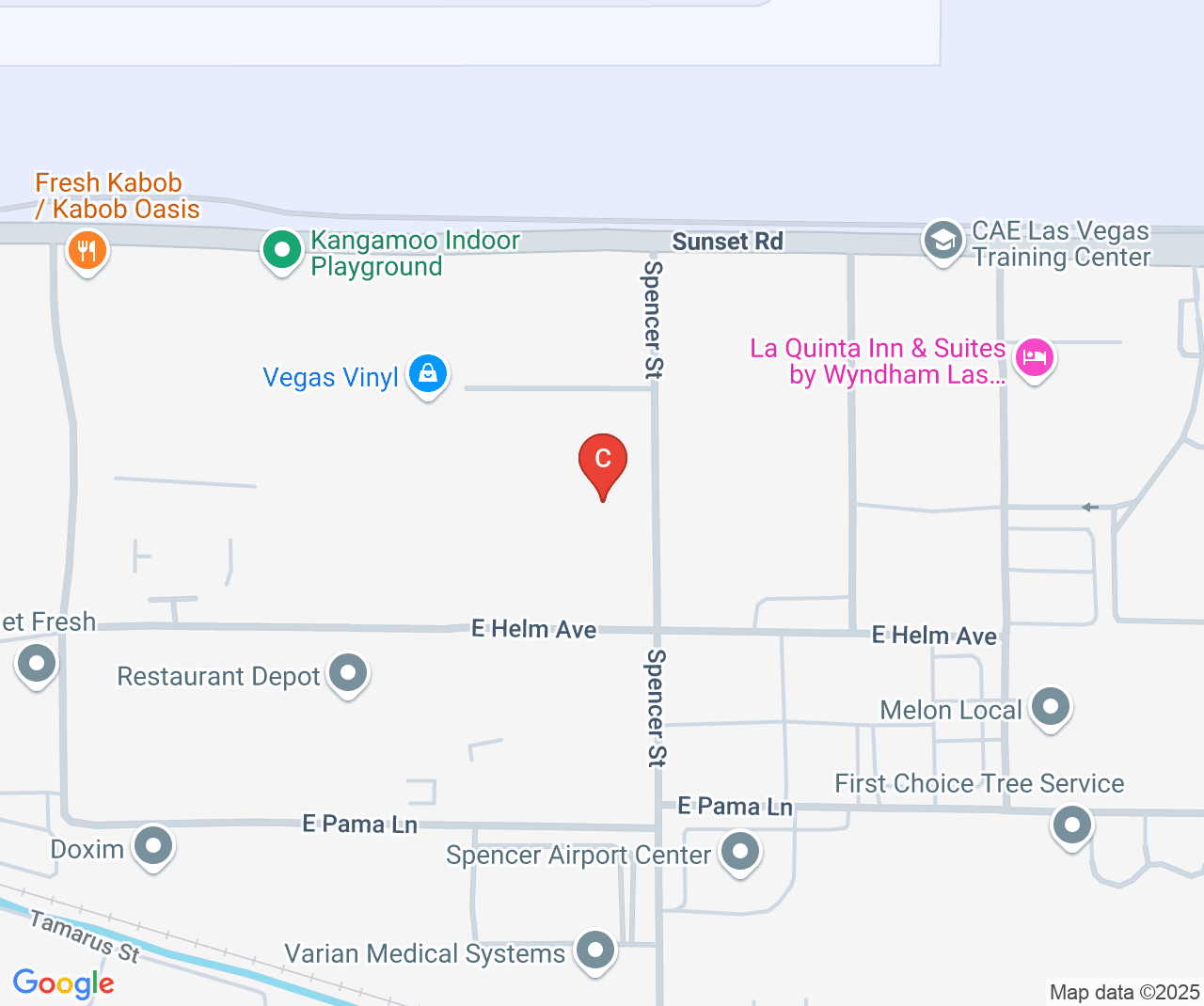 Company location map of Vibrant Print Solutions