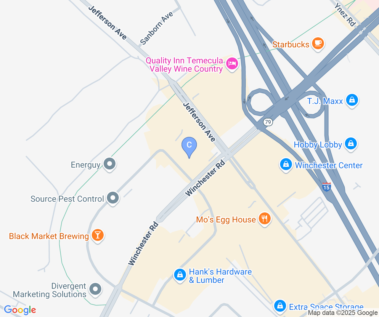 Company location map of Wall Works