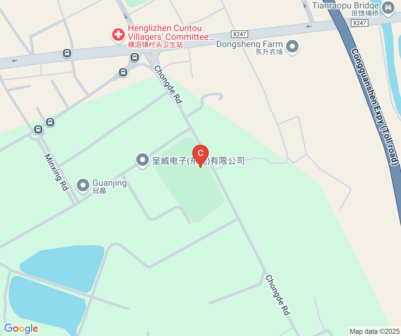Company location map of Walmate Guangdong Technology .Co.,Ltd.