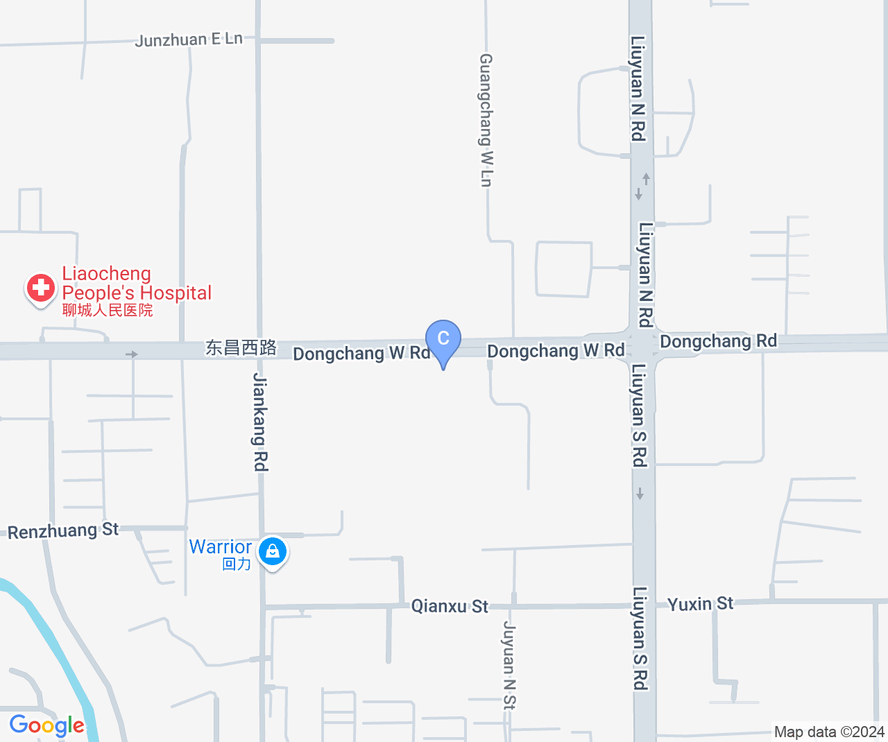 Company location map of Shandong Zhongchi Metal Products Co., Ltd
