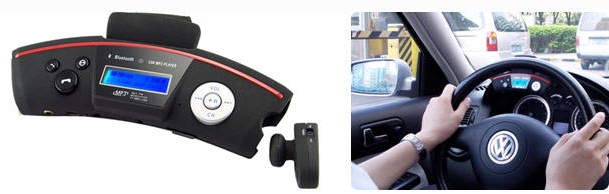 Steering Wheel Bluetooth MP3/FM Car Kit