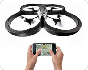 The Parrot Wi-Fi Quadricopter