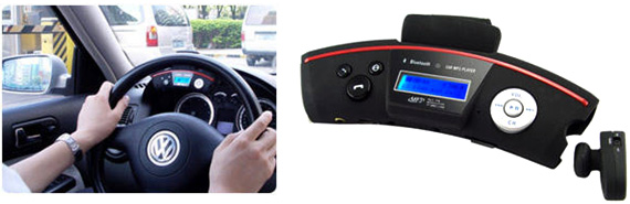 Steerin Wheel Bluetooth Car Kit