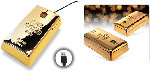 USB Gold Bar Mouse